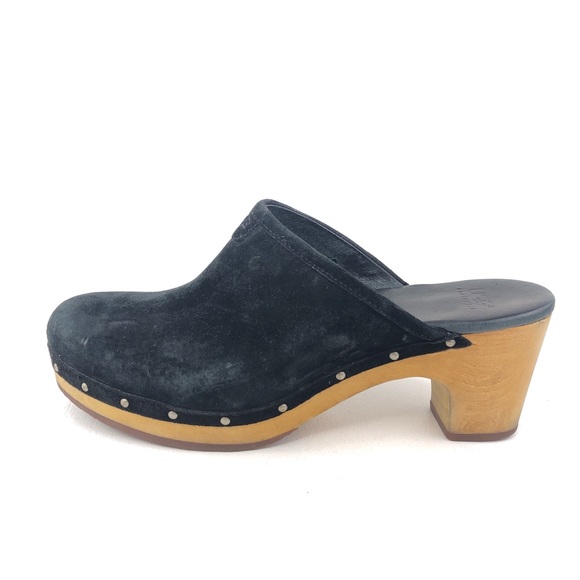 ugg black suede clogs